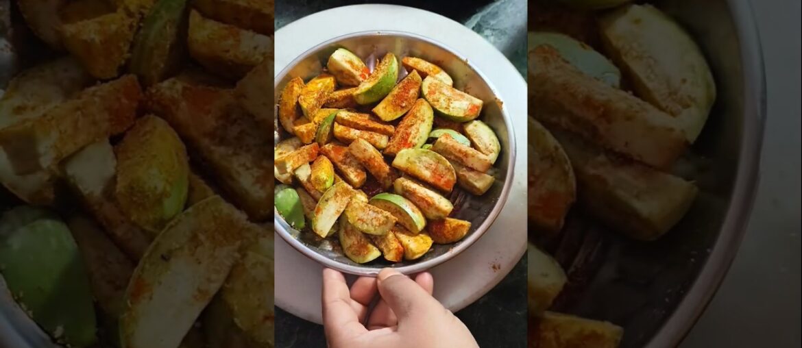amazing green brinjal french fries#shortvideo #youtubeshorts #mosturaskitchen
