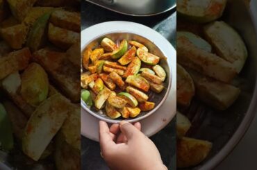 amazing green brinjal french fries#shortvideo #youtubeshorts #mosturaskitchen