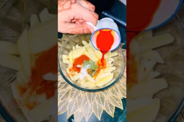 The perfect crispy French fries recipe// #shorts#ytshorts #food #fries #recipe