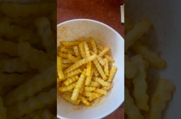 French fries in air fryer #trending #airfryer #fastfood