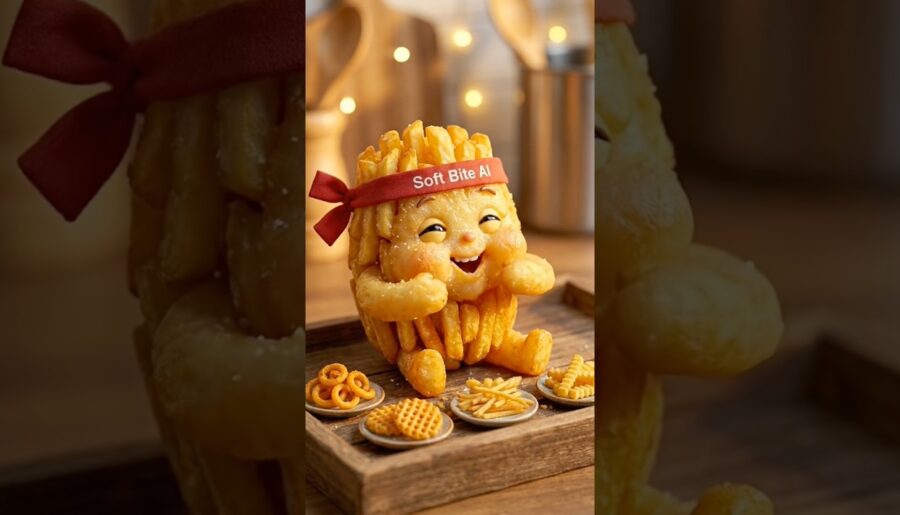 When you’re a snack… literally. 🍟#FryLife #foodasmr