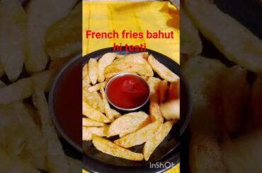 bahut hi tasty crispy french fries#short video#Jay Shri Krishna rasoi#french fries recipe