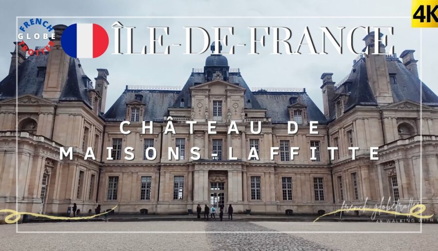Hidden French Castle Near Paris France🇫🇷 Château de Maisons-Laffitte Interior Full Walking Tour 4K