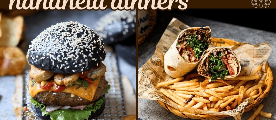 Handheld Dinners (Gourmet Burgers & Beef Döner Wraps)