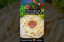 2😱 minutes me French fries 🍟#shorts  #recipe #viral #cooking #frenchfries #frenchfood