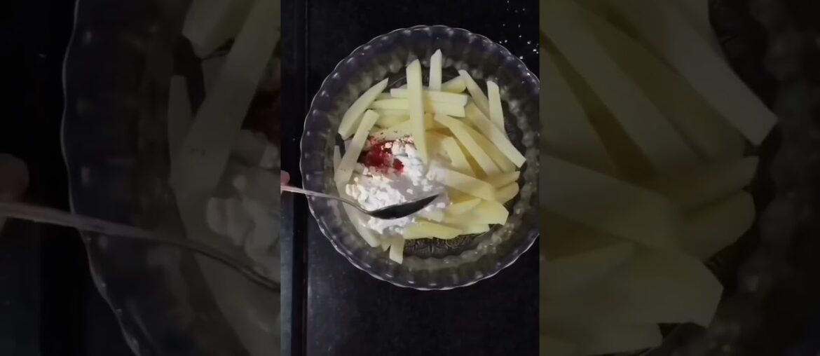 Secret Crispy French Fries Recipe | Street Style Taste at Home#shorts