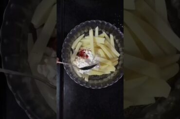 Secret Crispy French Fries Recipe | Street Style Taste at Home#shorts