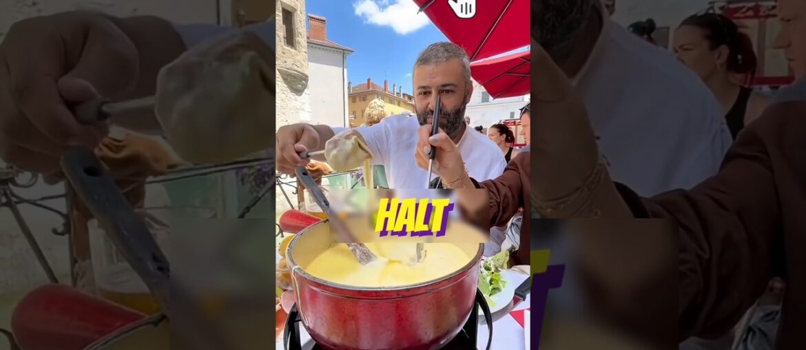 French fondue is much better than Swiss fondue.#nourriture