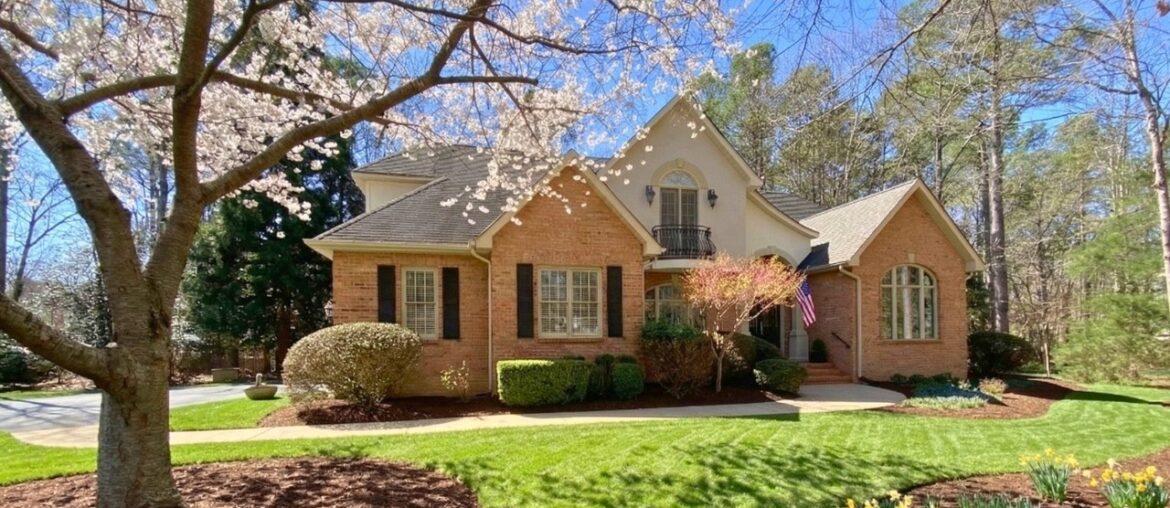 Custom Brick Storybook Dream Home at 11608 Longstreet Dr. in Waterfront Gated Community of Fawn Lake