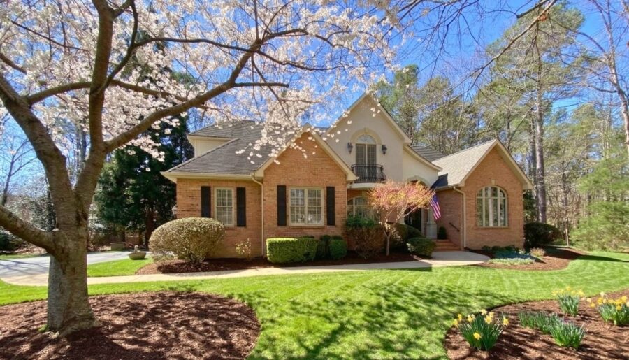 Custom Brick Storybook Dream Home at 11608 Longstreet Dr. in Waterfront Gated Community of Fawn Lake