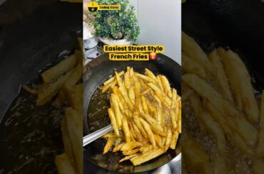 Perfect French Fries Recipe | How to make easiest Street Style French Fries at home #shorts #snacks