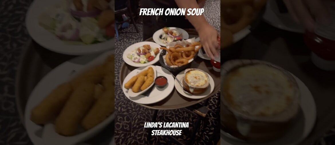 French Onion Soup at Linda’s LaCantina Steakhouse