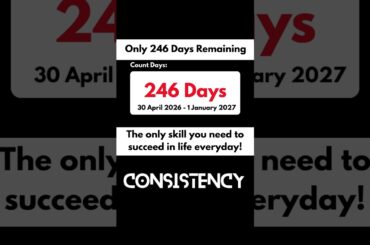 Only 246 Days Remaining | 30 April 2026 - 1 January 2027