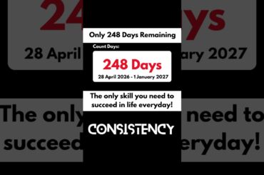 Only 248 Days Remaining | 28 April 2026 - 1 January 2027