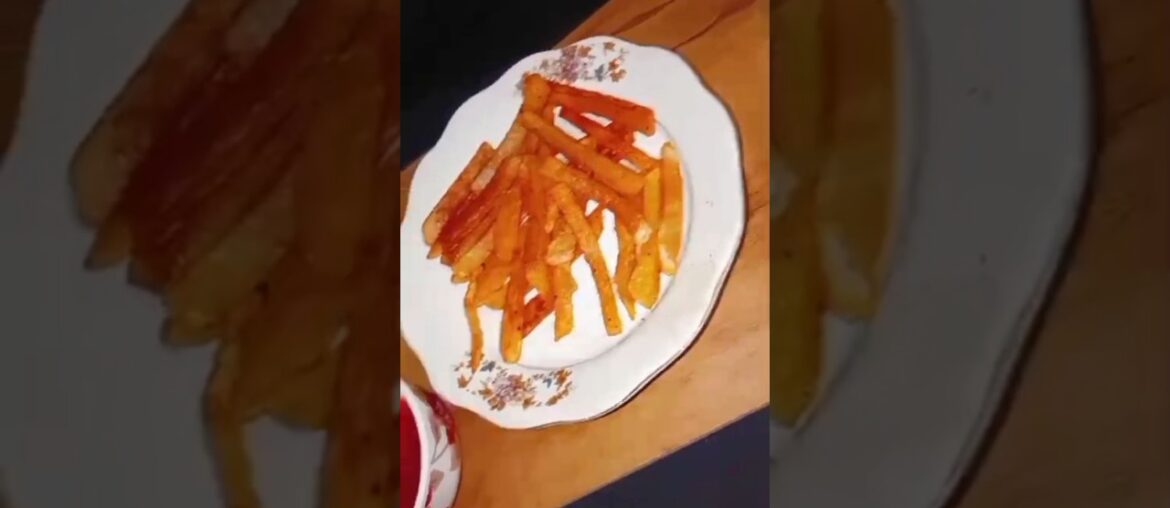 perfect french fries recipe extra crispy and golden every time #easyrecipes #frenchfries #asmrsounds