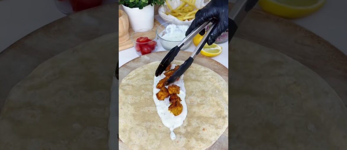 The Ultimate Spicy Chicken & Fry Wrap | Crispy & Loaded #dinnerideas