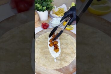 The Ultimate Spicy Chicken & Fry Wrap | Crispy & Loaded #dinnerideas