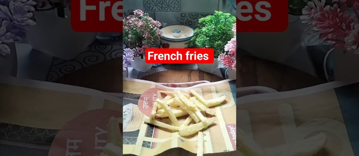 french fries 🍟 recipe #shortsfeed #shortvideo