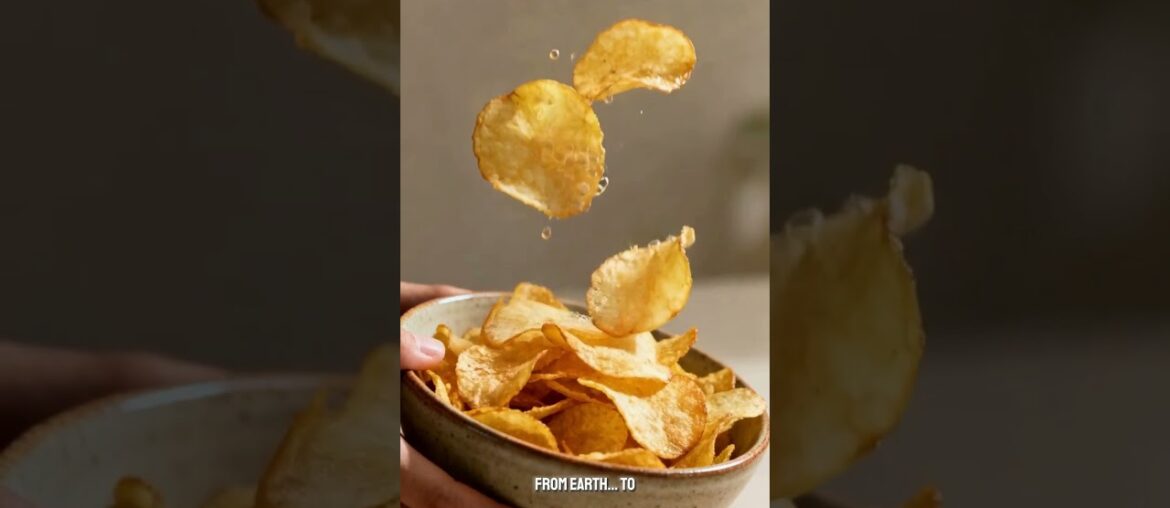From Potato to Gourmet Chips: The Full Transformation 🥔🔥 #viralvideo #shortvideo #gourmet