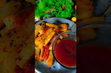 Potato Sticks Crispy French Fries #sanukitchenom #cooking #food #delicious #recipe #noodlesalad