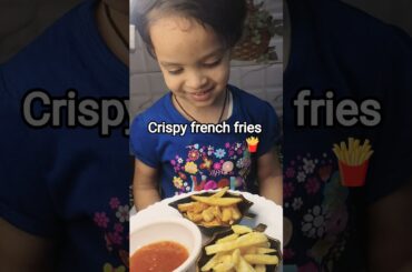 crispy french fries 🍟/bilkul perfect french fries//cafe style french fries/#shorts
