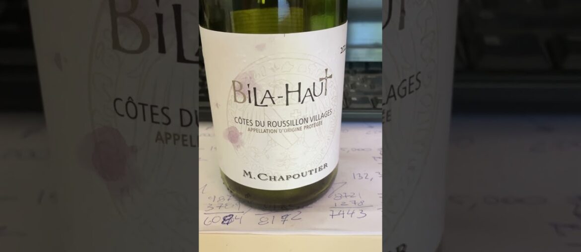 27AP26 Bila-Haut Cotes du Roussillon Villgs 2024, #chapoutier ,  #france , #wine , #winetasting