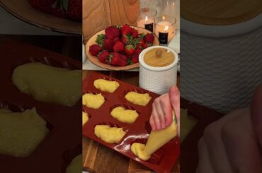 Французское печенье «Мадлен» дома за 30 минут 😋 #рецепт #еда #вкусно