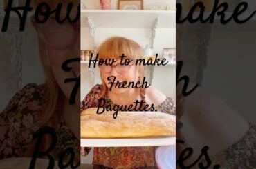 How to make French Baguettes #bread #recipe #foodie