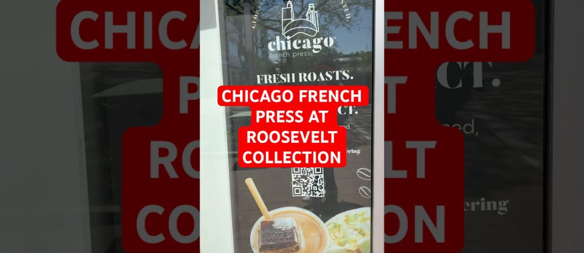 Chicago French Press at Roosevelt Collection #coffee #cafe #chicago #tea #coffelover