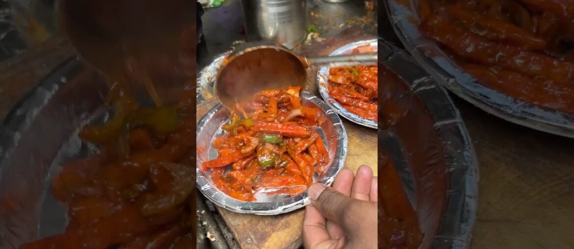 Spicy Chili French Fries Making #viral #streetfood #food #trending #shorts