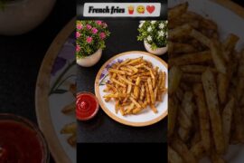 Crispy French Fries 🍟| Masaledar French Fries ❤️😊 #shorts #shortvideo