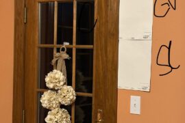 Cannot for the life of me choose between Swiss coffee or Greek villa for my new to me north facing kitchen. Help! Last few photos are of entire kitchen so you can see the floors, cabinets, and wood trim/ doors were working with that we aren’t changing. Only paint and curtains, rugs, decor!