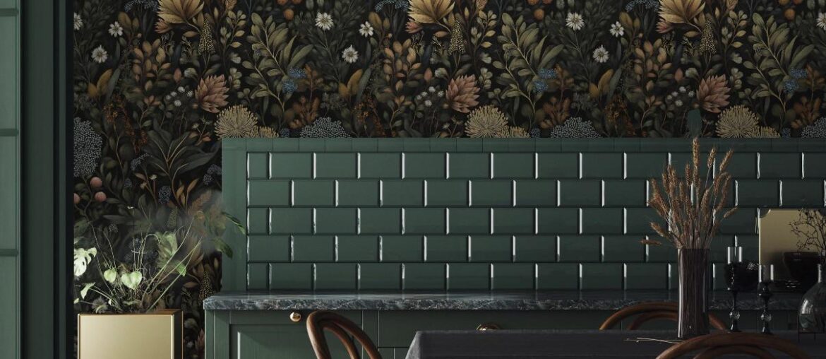 Green to pair with this wallpaper?