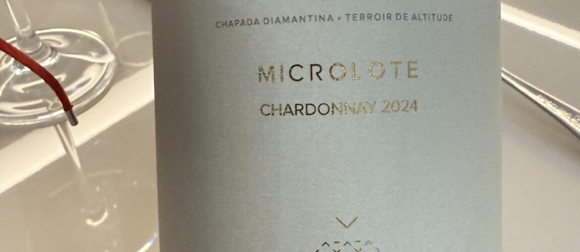 Uvva Cepas Diamantinas, Microlote Chardonnay 2024, Chapada Diamantina (Brazil) - altitude Chardonnay from Bahia that punches way above its zip code