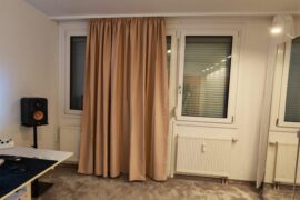 Currently adding Blackout curtains in the room, does this color work, or should I go for more light beige?