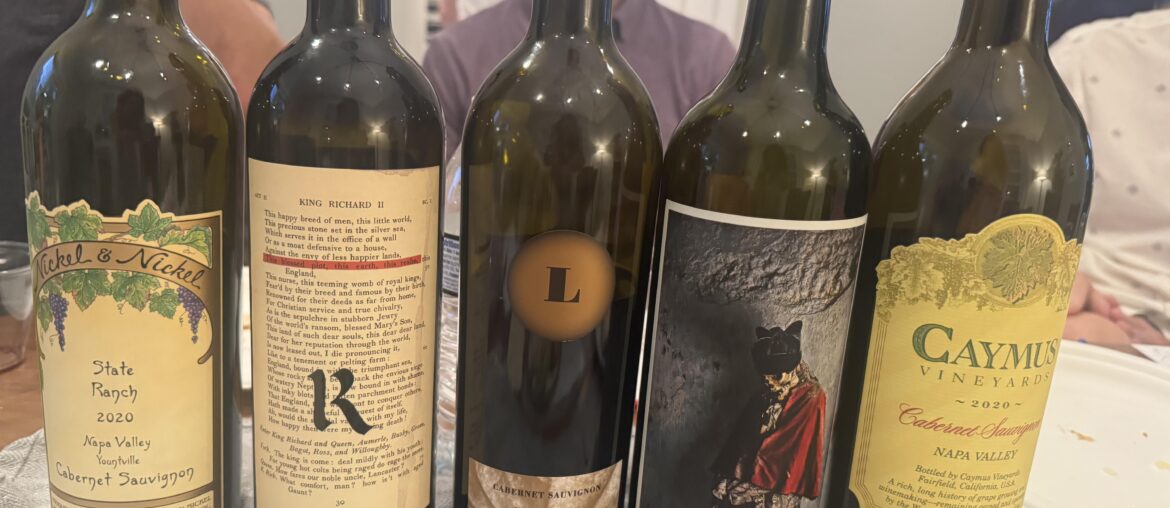 Napa Cab Blind Tasting #3