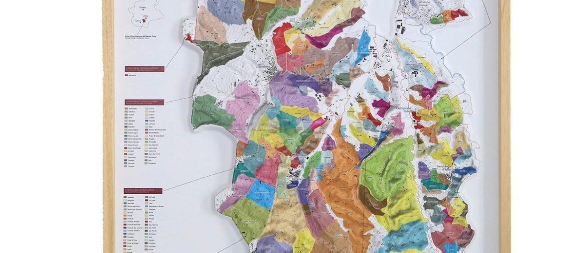 Burgundy 3d Wine Map