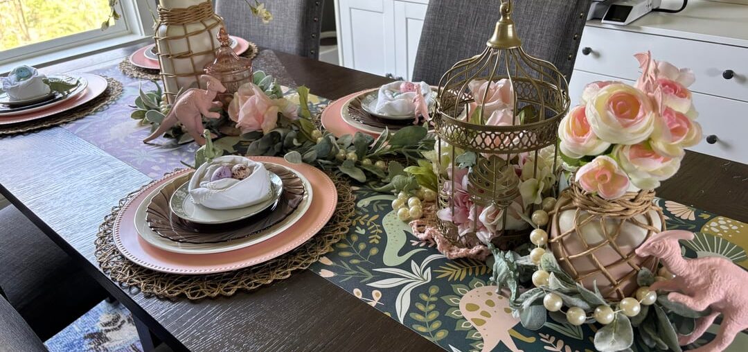 Dinosaur Tablescape