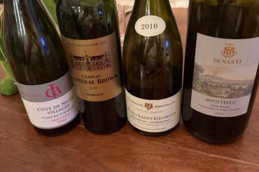 Easter Dinner Wines