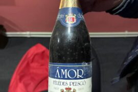 Connoisseurs, I found a bottle of sparkling wine today in the basement of a building that used to house a restaurant.