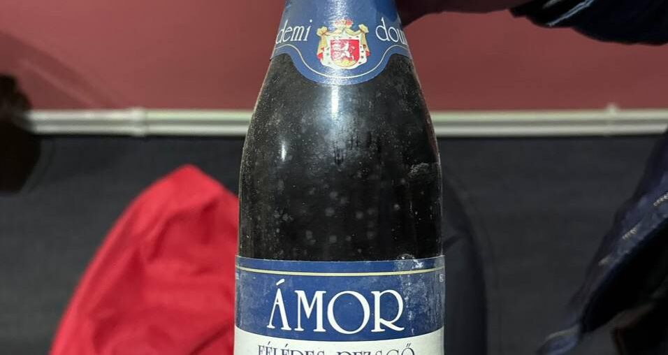 Connoisseurs, I found a bottle of sparkling wine today in the basement of a building that used to house a restaurant.