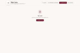 Ma Cave - Application Gestion de Cave à Vin