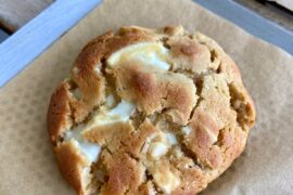 Cookies chocolat blanc, miso et macadamia