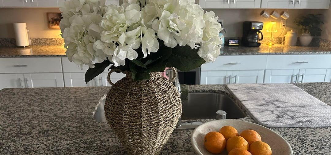 Making builder grade kitchen cozy