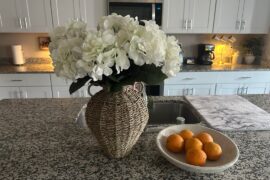 Making builder grade kitchen cozy