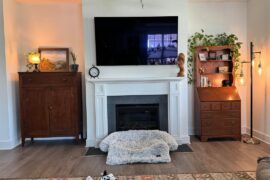 Second attempt at balancing an awkward space.