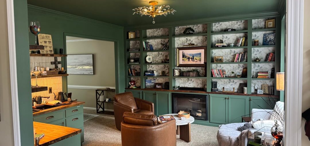 First Home and First Project- The Reading Room/ Coffee Bar