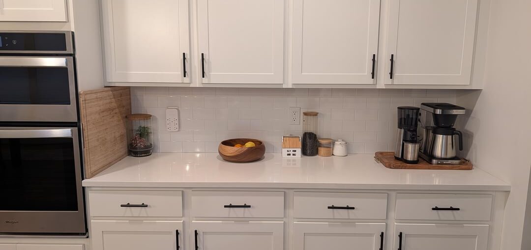 How do I tie together the open concept living room and kitchen?