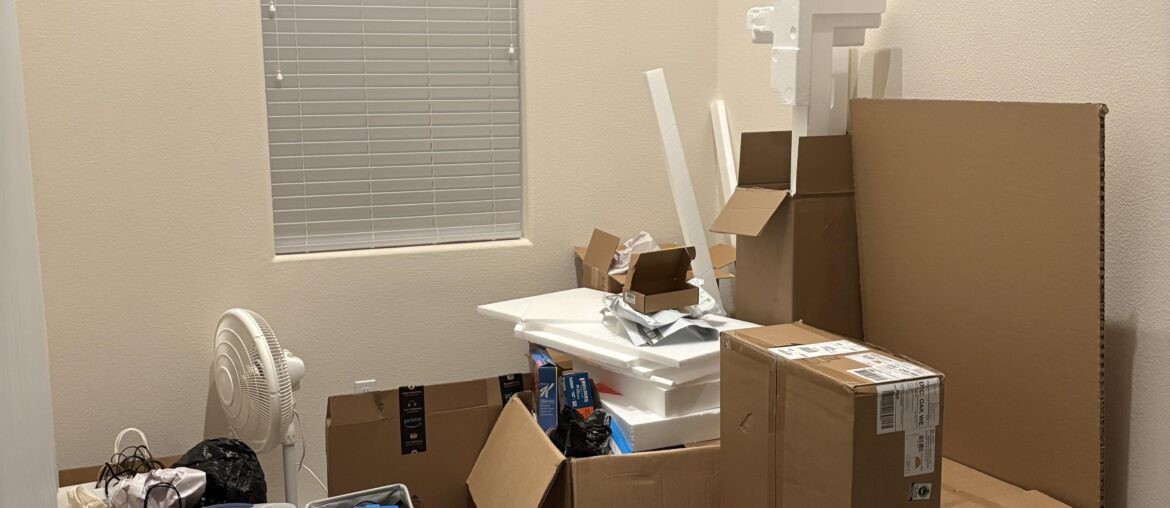 Best place for a desk (maybe L shaped desk?)