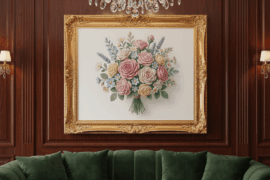 The painting in the wardrobe